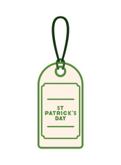 st patrick day commercial tag isolated icon