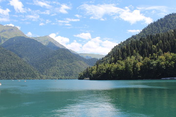 lake in mountains