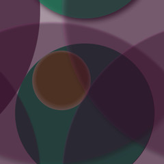 Multicolored geometric circle abstract background seamless pattern