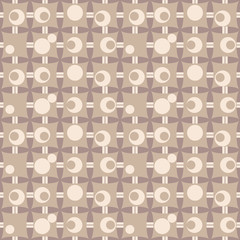 Seamless geometric pattern, retro style, textile and background