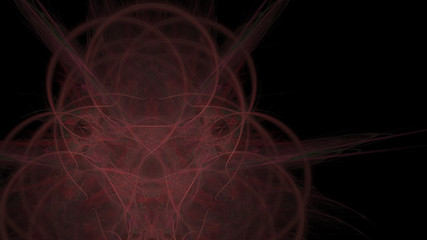 Fantasy chaotic colorful fractal pattern. Abstract fractal shapes. 3D rendering illustration background or wallpaper