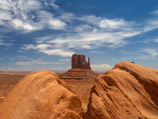 Monument Valley, Colorado Plateau region,  Arizona &ndash; Utah, United States, Navajo Indian Reservation Territory, National park