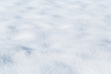 background of fresh snow texture in blue tone