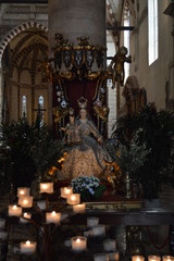 Santa Anastasia Inside The Basilica Of Santa Anastasia In Verona. Travel, holidays, architecture. March 30, 2015. Verona, Veneto region, Italy.
