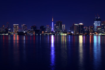 Fototapeta na wymiar 【東京の夜景】東京タワー
