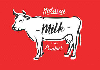 Vector antique engraving drawing illustration of sheep head isolated on white background