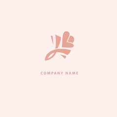 Abstract flower store logo icon vector design. Cosmetics, Spa, Beauty salon Decoration Boutique vector logo. Vector illustration, Graphic Design Editable Design. Floral logo. Flower wedding icon.
