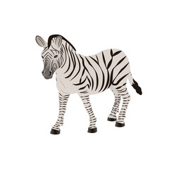 Fototapeta na wymiar Zebra vector illustration