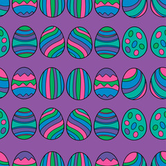 Vector EPS10 lettering illustration for happy easter