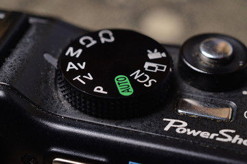 Black Wheel modes of the camera close up