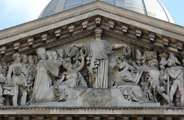 Paris - tympanon of Pantheon