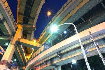 Fototapeta premium 首都高速道路の箱崎ジャンクション