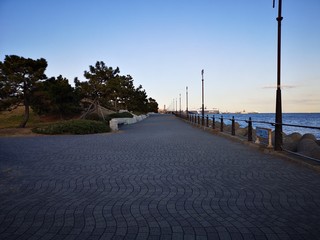 横浜埠頭の公園
