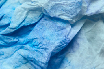 Amazing Blue Painted Background. Blurred Abstract Texture. Blue Color Background.
