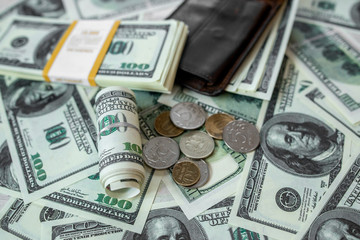 Fototapeta premium 100 dollar notes