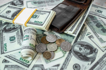 Fototapeta premium 100 dollar notes