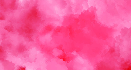 Abstract pink watercolor background for your design, watercolor background concept, vector.