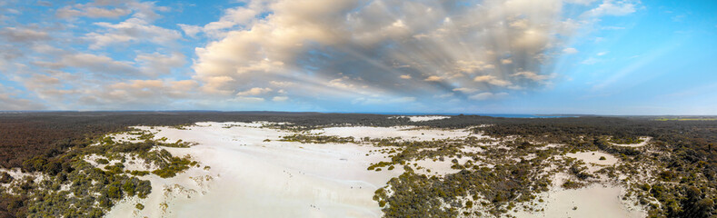 Little Sahara aerial view, Kangaroo Island, Australia