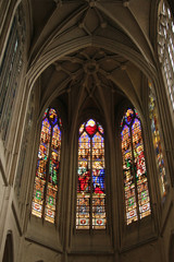 Stained glass, Church of St. Gervais and St. Protais, Paris