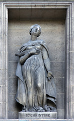 Obraz premium Saint Christina, Madeleine church in Paris