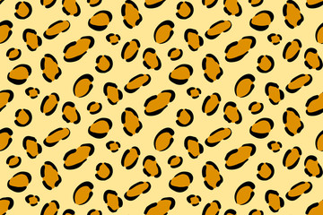 Leopard print background. Jaguar pelt seamless texture.