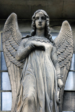 Guardian angel, Madeleine church in Paris
