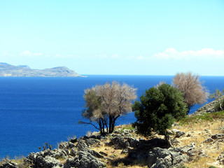 Coastline near Lindos, Rhodes