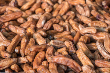 Obraz premium Dried bananas for abstract background.