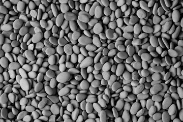 Abstract background texture sea stones, top view