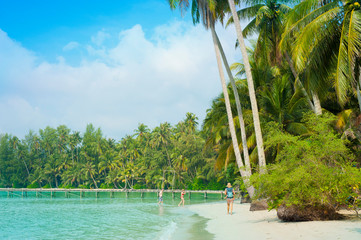 Beautiful tropical beach, Island of Koh Kood, Thailand - 247380171