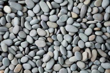Abstract background texture sea stones, top view