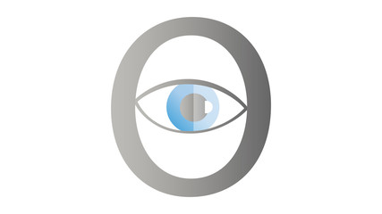 Eye logo vector design. Vision logo