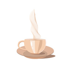 Cup on an isolated background