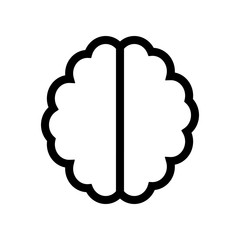 Brain icon vector