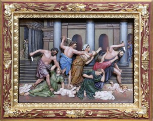 Massacre of the Innocents, altarpiece in church of Saint Matthew in Stitar, Croatia