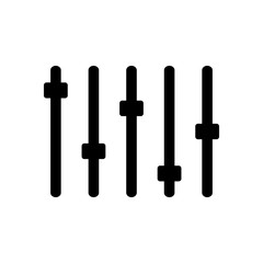 Equalizer slider icon