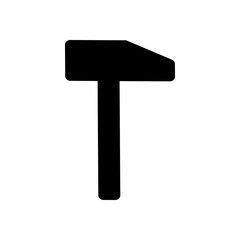 Hammer icon, vector