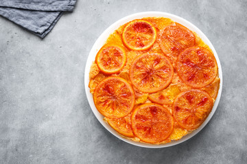 Upside down orange cake