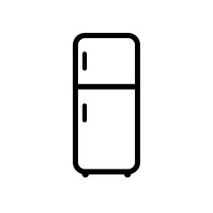 Refrigerator icon vector