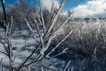 Fototapeta na wymiar snow and ice