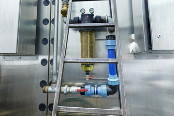 Obraz premium Equipment in the meat plant.