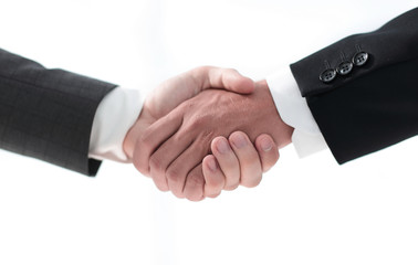 Obraz premium closeup.handshake of business partners