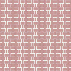 For linen, fabric, web page background, gift and wrapping paper. Geometric line seamless background in pink and white pastel colors. Simple graphic design, trendy geometry in scandinavian style.