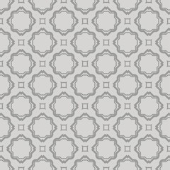 Seamless Geometrical Linear Texture. Original Geometrical Puzzle. Backdrop. Vector Illustration. For Design, Wallpaper, Fashion, Print.