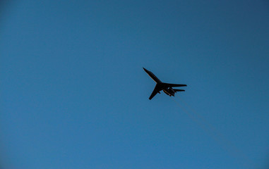airplane in the sky