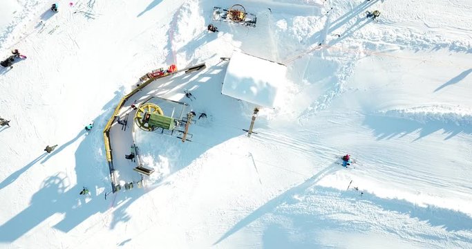 Skilift alt nostalgisch