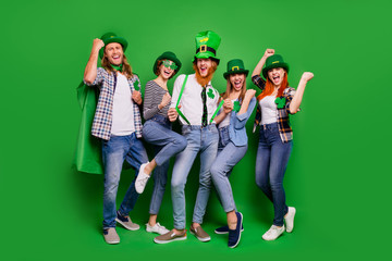 Full length body size photo cheer company win game competition get free beer ale alcohol bar pub...