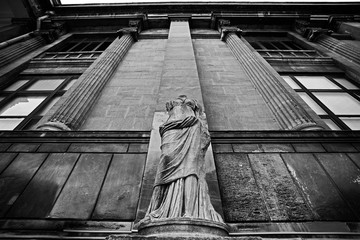 detail of an old building