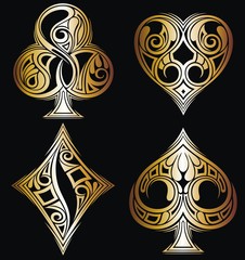 Suit of playing cards