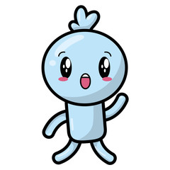 Obraz premium kawaii cartoon doll character